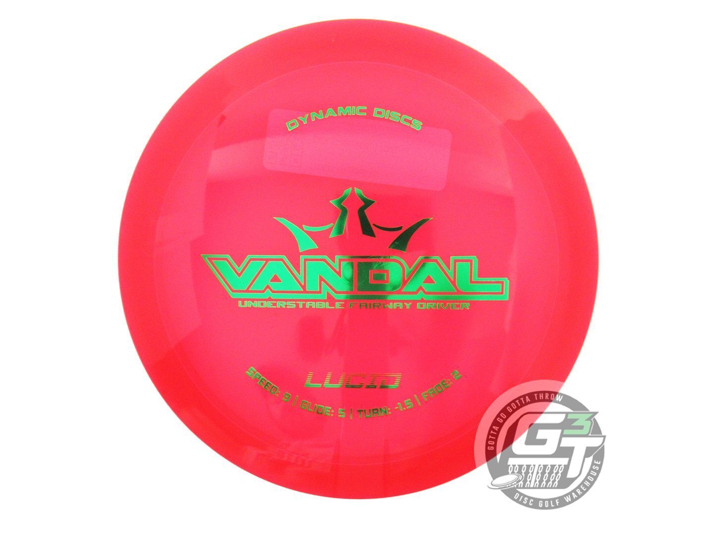 Dynamic Discs Lucid Vandal Fairway Driver Golf Disc (Individually Listed)