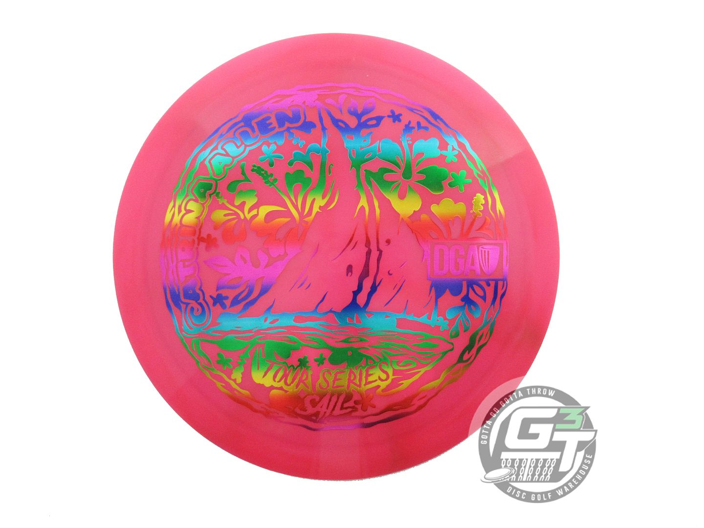 DGA Limited Edition 2023 Tour Series Catrina Allen Swirl Tour Series Sail Distance Driver Golf Disc (Individually Listed)