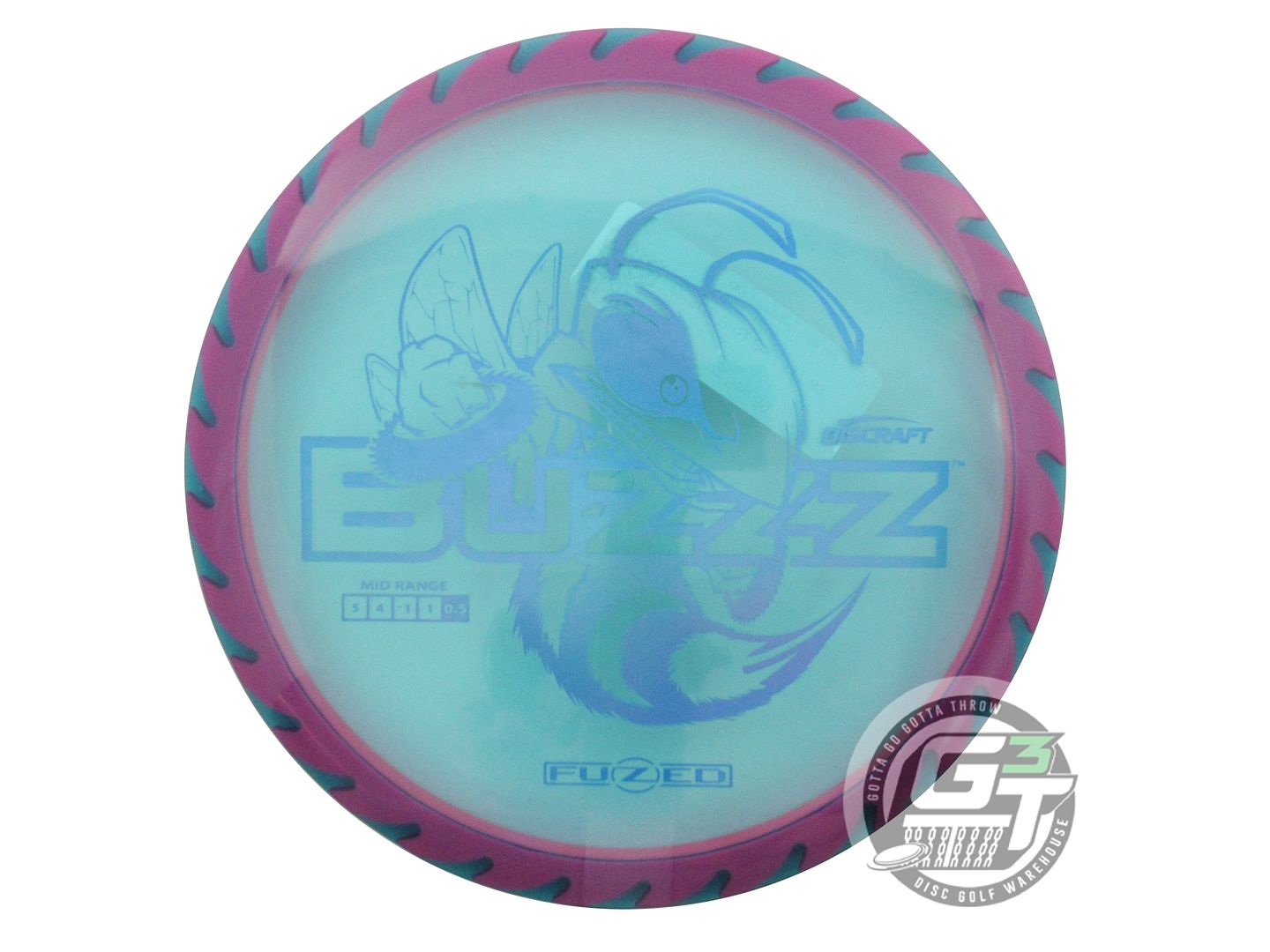 Discraft Fuzed Line Buzzz w Saw Pattern Midrange Golf Disc (Individually Listed)