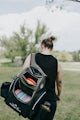 a man with a backpack
