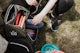 a person's feet with shoes