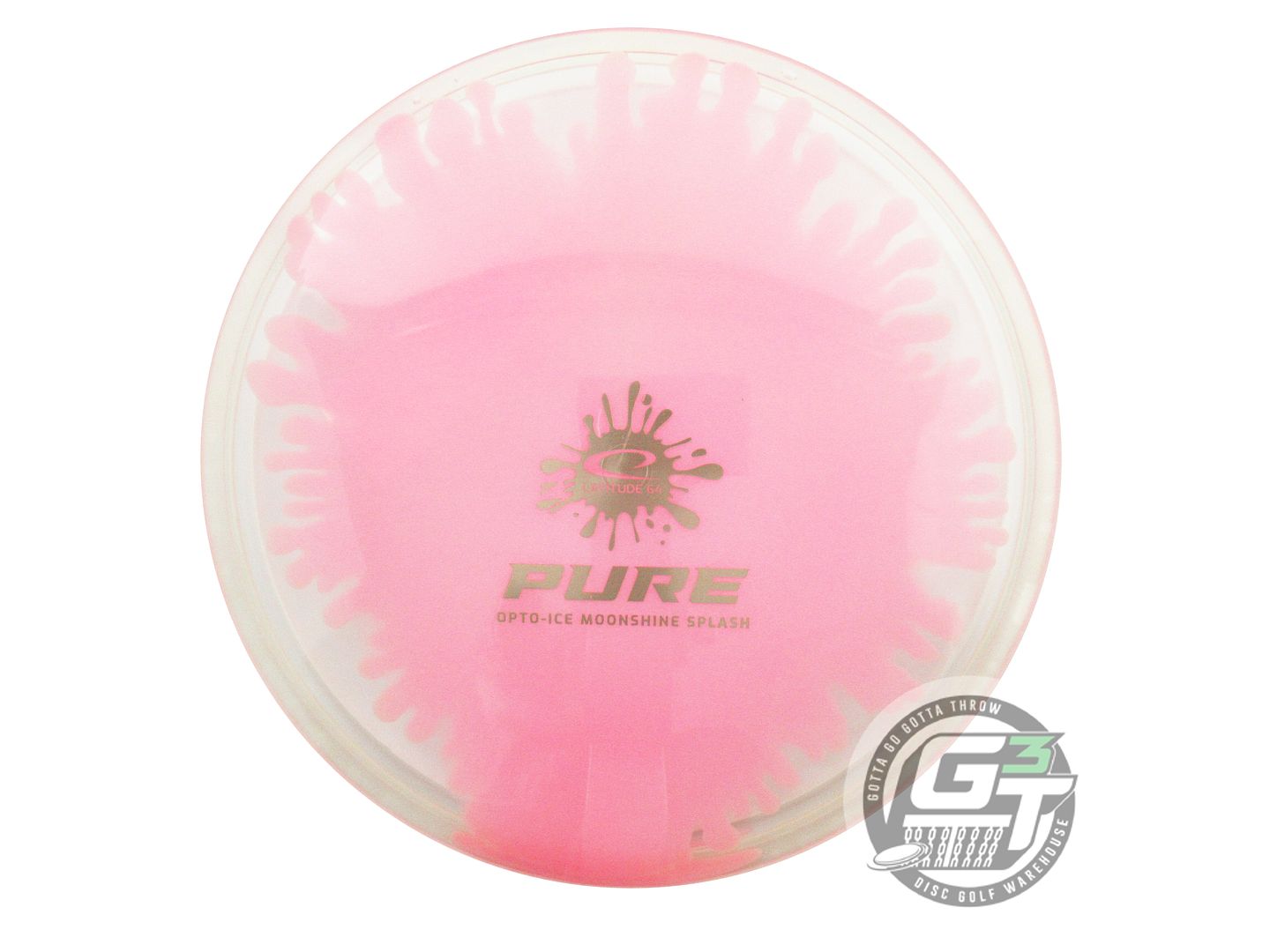 Latitude 64 Moonshine Glow Opto Ice Splash Pure Putter Golf Disc (Individually Listed)
