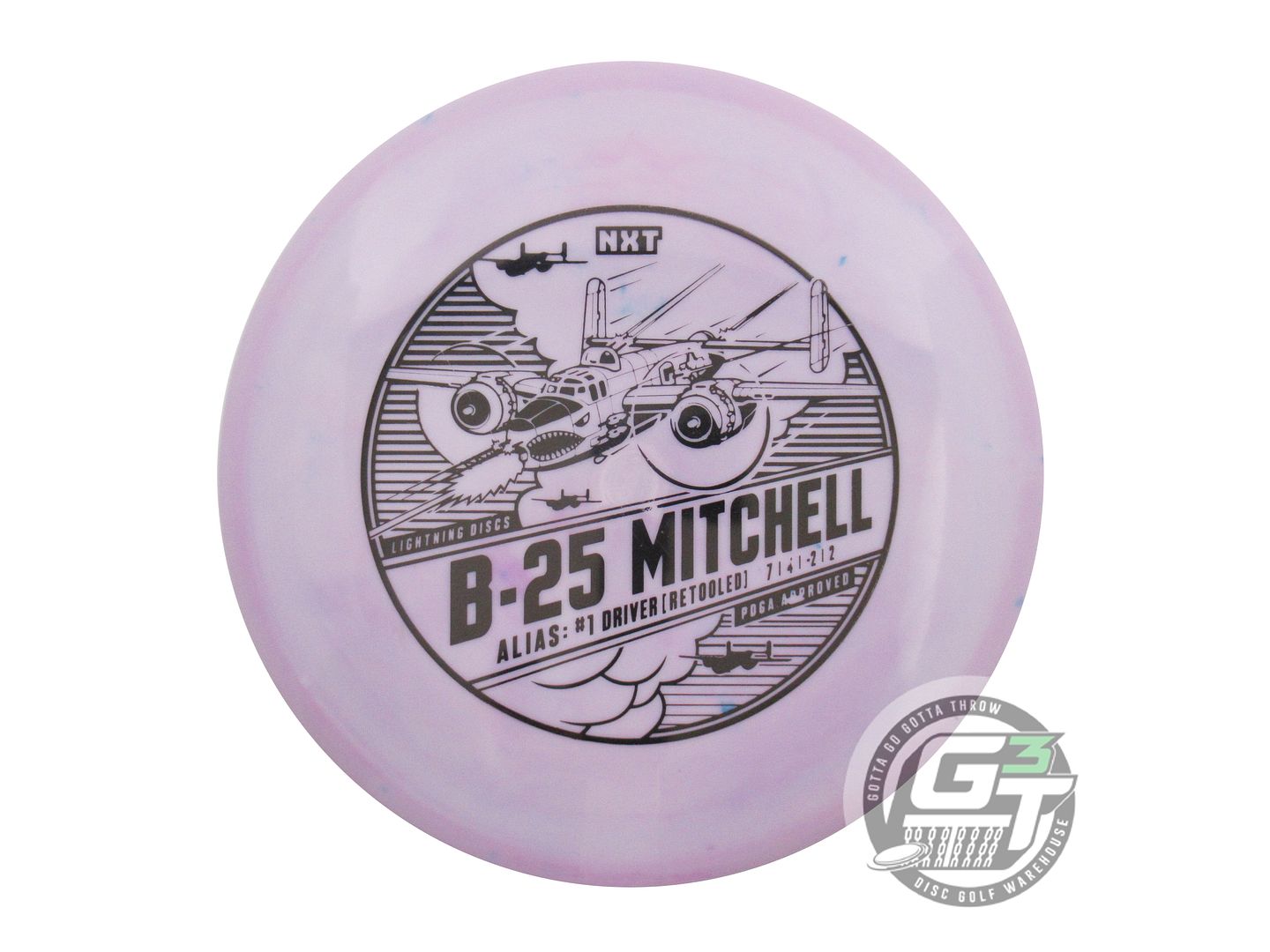 Lightning Strikeout NXT B-25 Mitchell #1 Driver [Retool] Fairway Driver Golf Disc (Individually Listed)