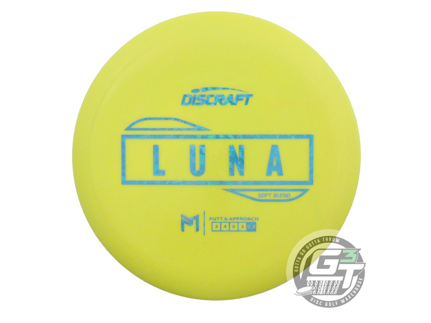 Discraft Paul McBeth Signature Putter Line Soft Luna Putter Golf Disc (Individually Listed)