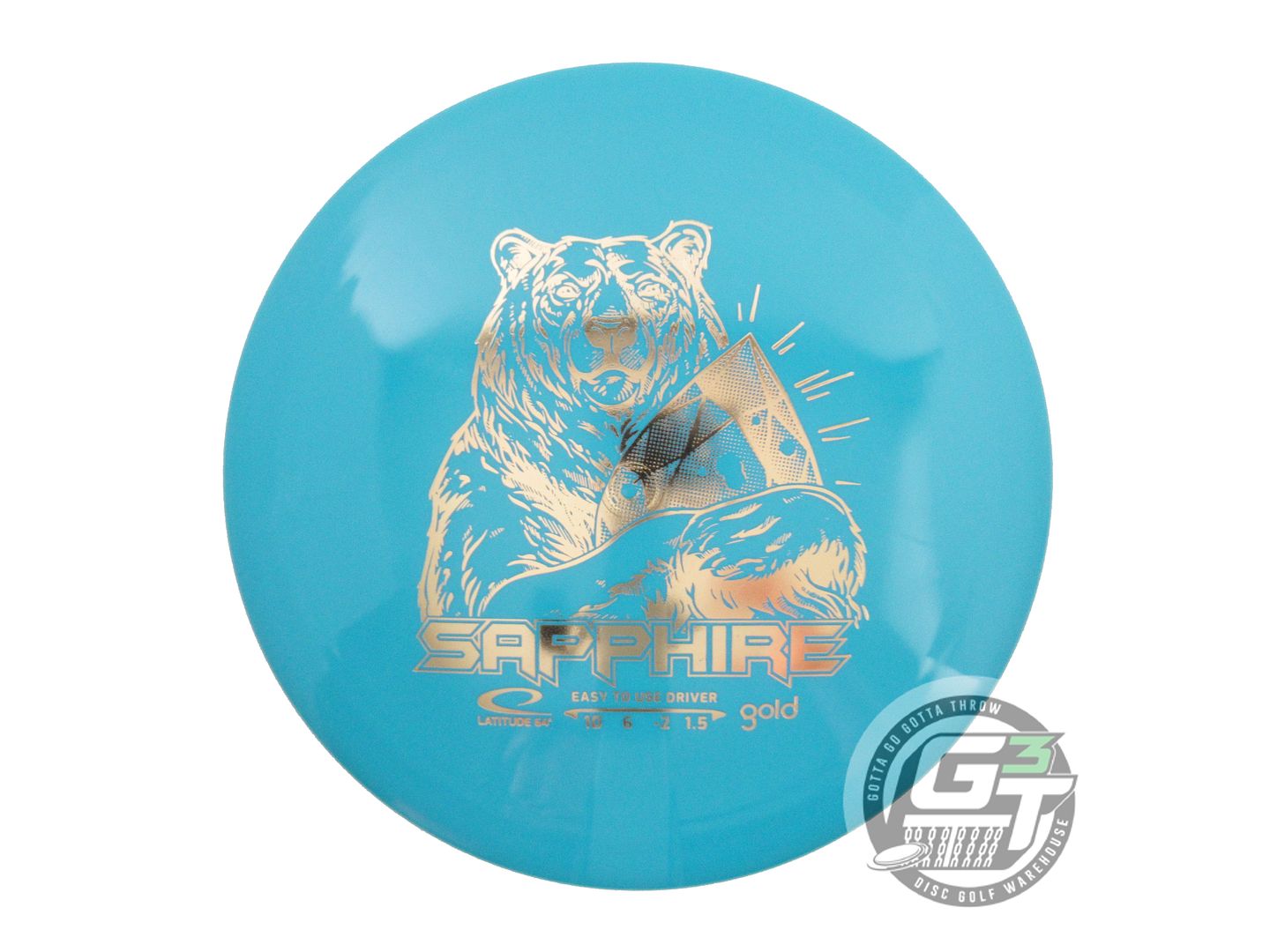 Latitude 64 Gold Line Sapphire Distance Driver Golf Disc (Individually Listed)