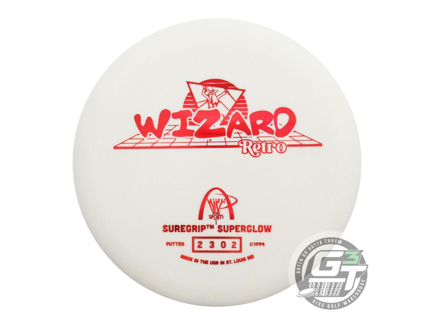Gateway Super Glow Super Soft Retro Wizard Putter Golf Disc (Individually Listed)