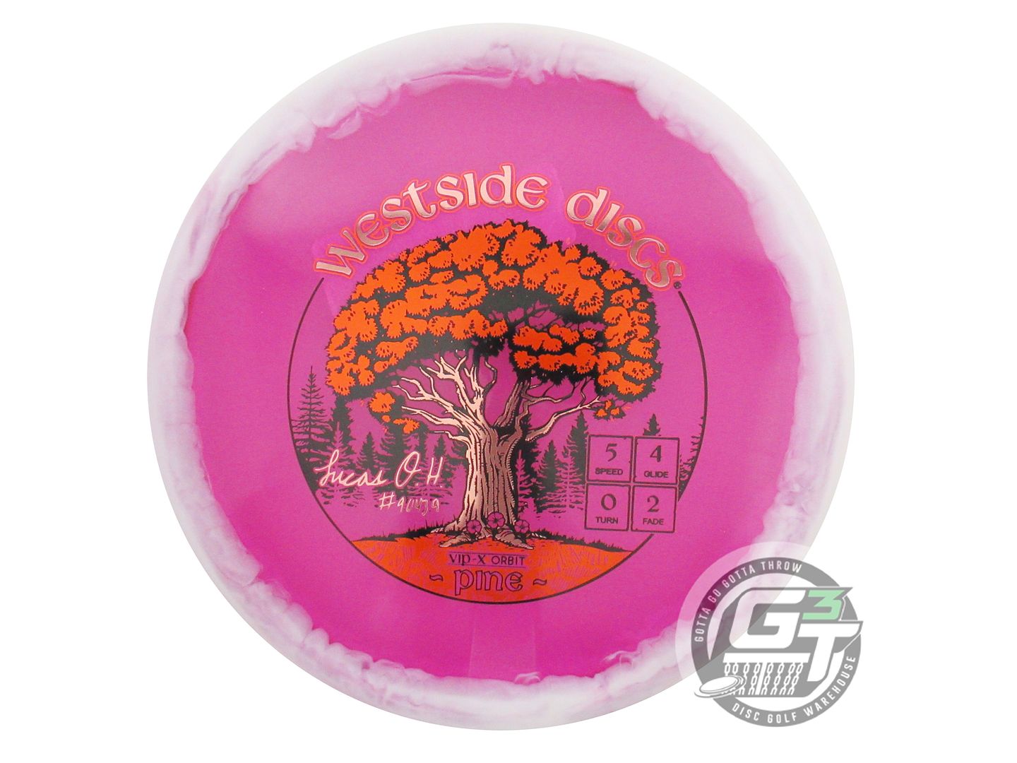 Westside Limited Edition 2026 Team Series Lucas Oberholtzer Hess VIP-X Orbit Pine Midrange Golf Disc (Individually Listed)