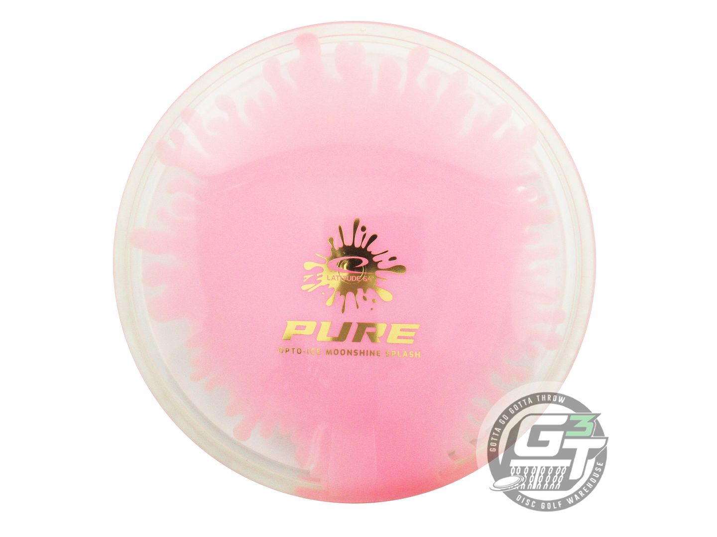 Latitude 64 Moonshine Glow Opto Ice Splash Pure Putter Golf Disc (Individually Listed)