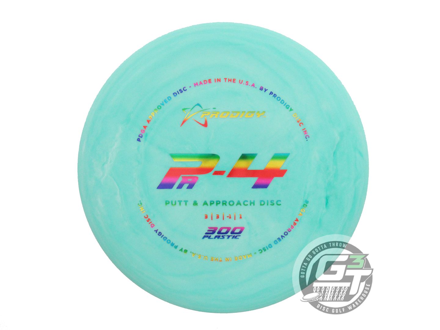 Prodigy 300 Series PA4 Putter Golf Disc (Individually Listed)