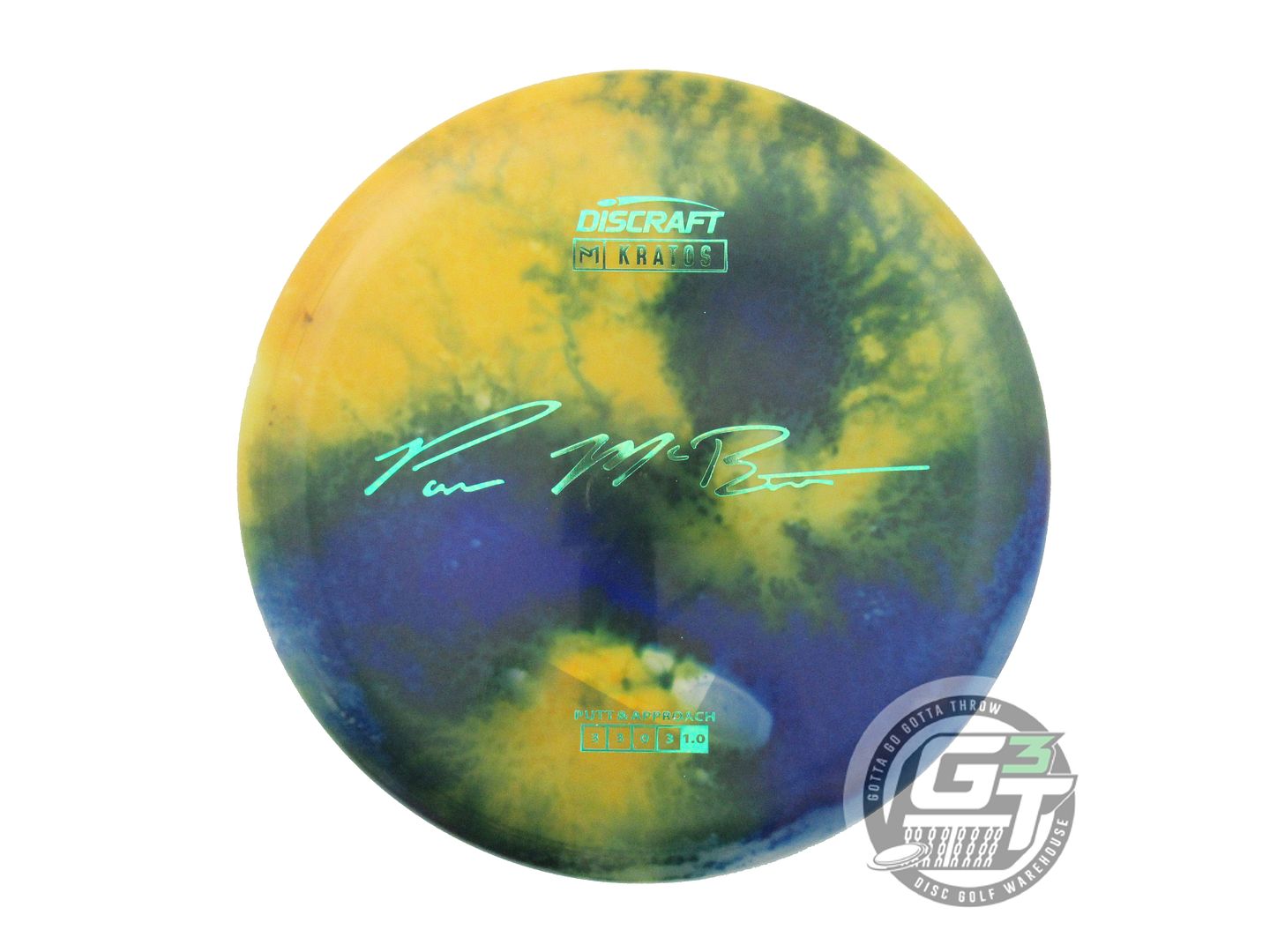 Discraft Paul McBeth Signature Fly Dye Elite Z Kratos Putter Golf Disc (Individually Listed)