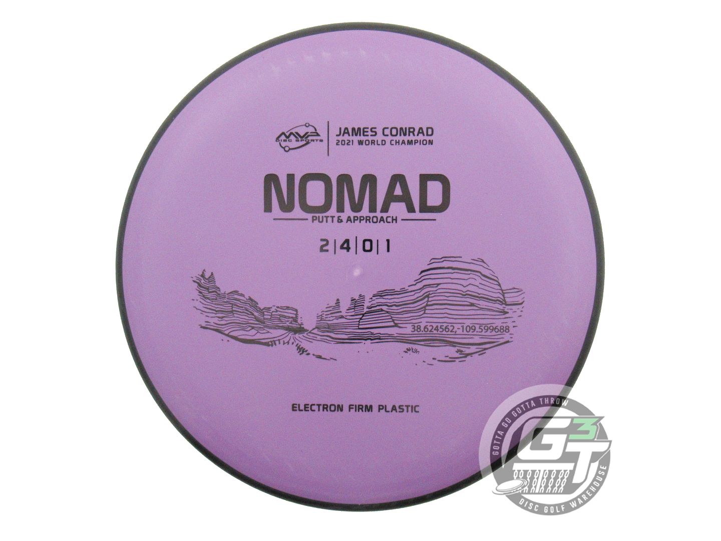 MVP Electron Firm Nomad [James Conrad 1X] Putter Golf Disc (Individually Listed)