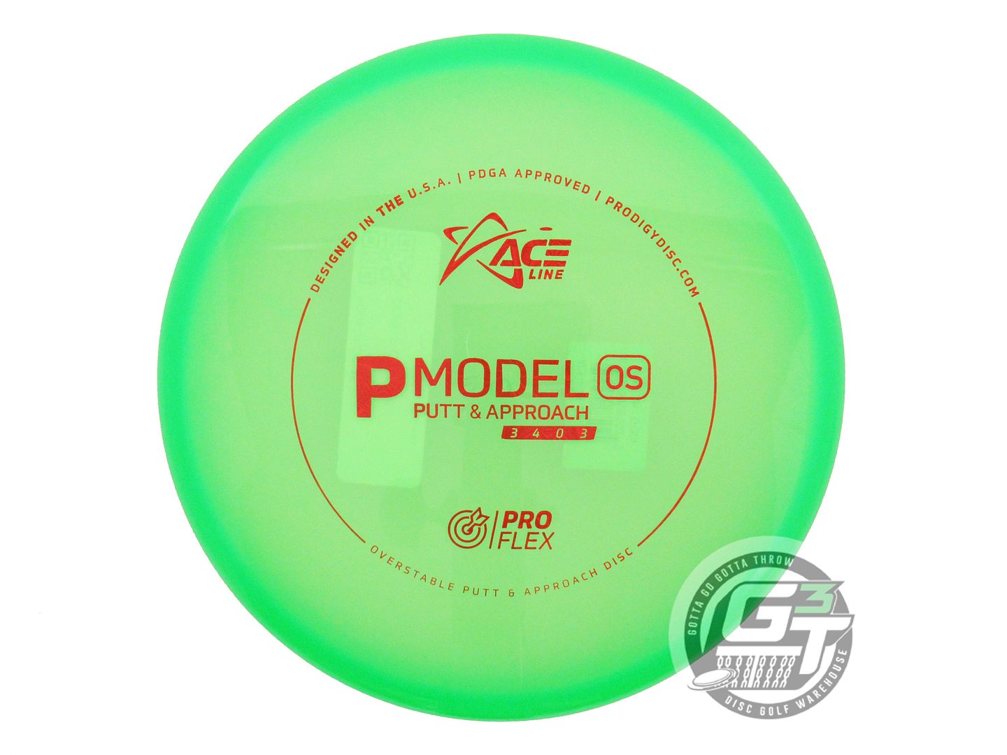 Prodigy Ace Line ProFlex P Model OS Putter Golf Disc (Individually Listed)