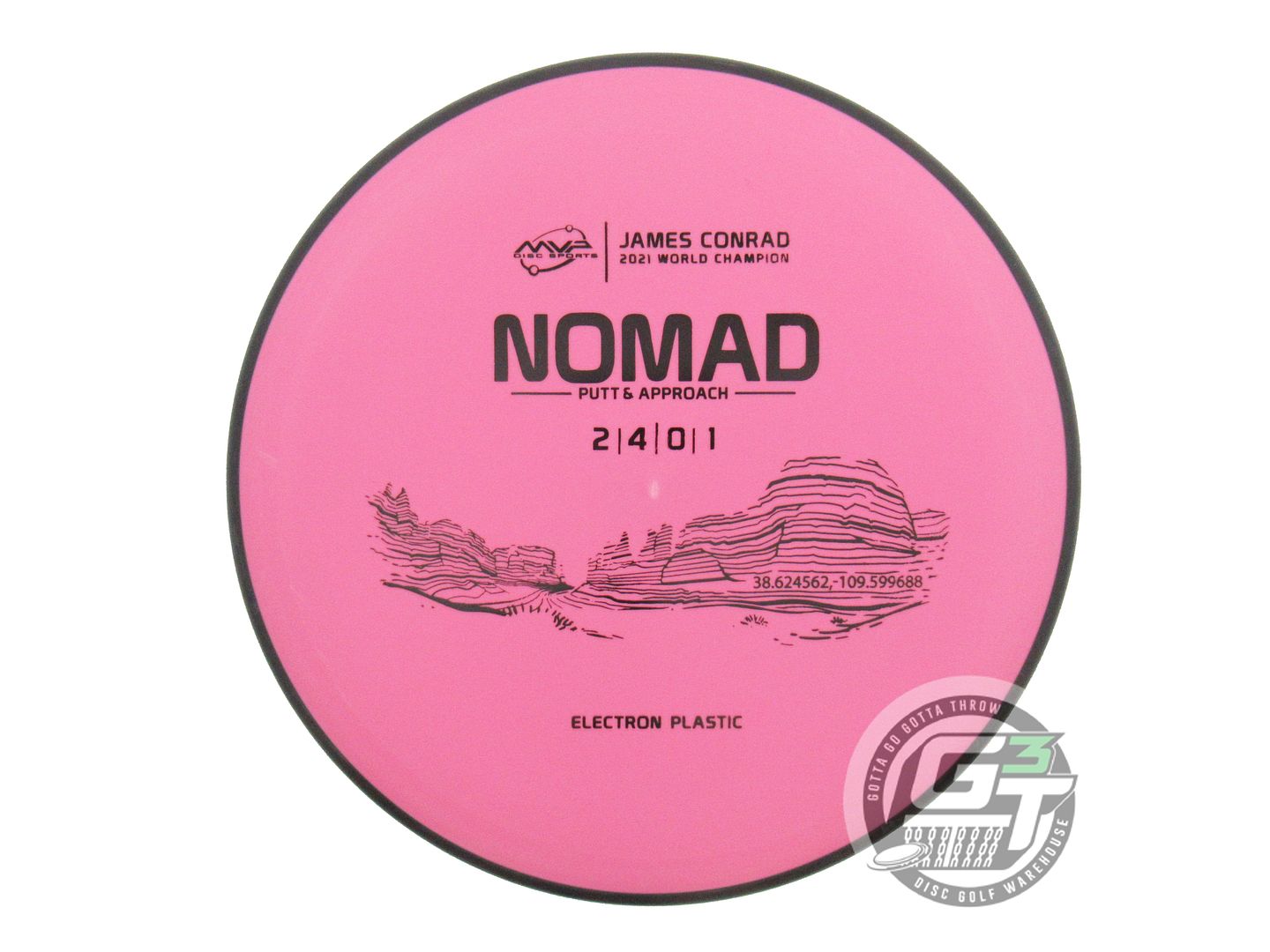 MVP Electron Nomad [James Conrad 1X] Putter Golf Disc (Individually Listed)