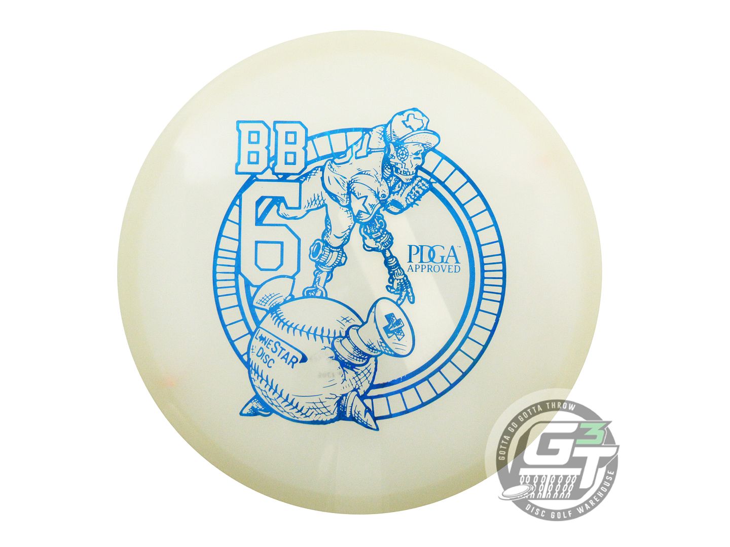 Lone Star Artist Series Glow Alpha BB6 Midrange Golf Disc (Individually Listed)