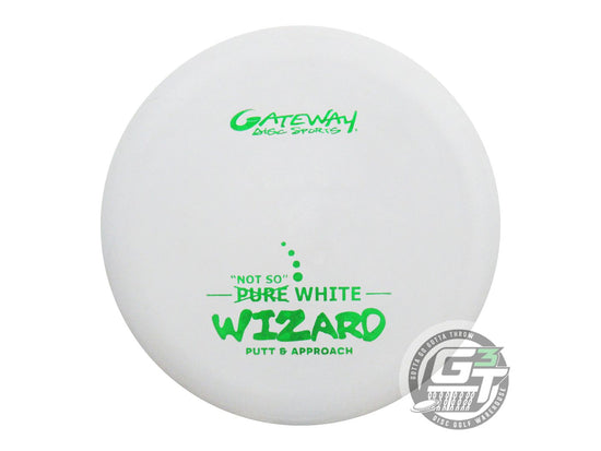 Gateway "Not So" Pure White Wizard Putter Golf Disc (Individually Listed)