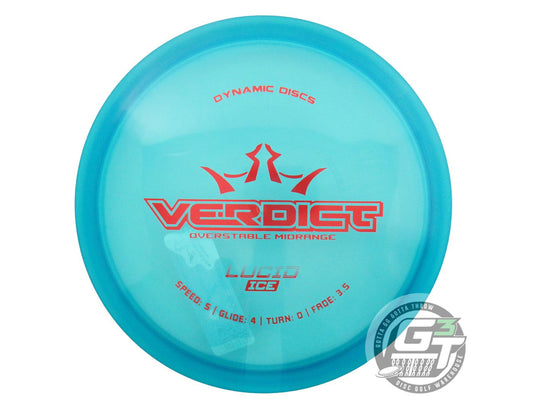 Dynamic Discs Lucid Ice Verdict Midrange Golf Disc (Individually Listed)