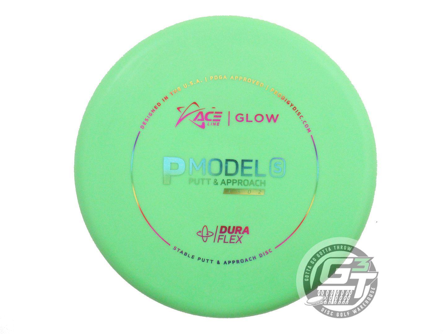 Prodigy Ace Line Glow DuraFlex P Model S Putter Golf Disc (Individually Listed)