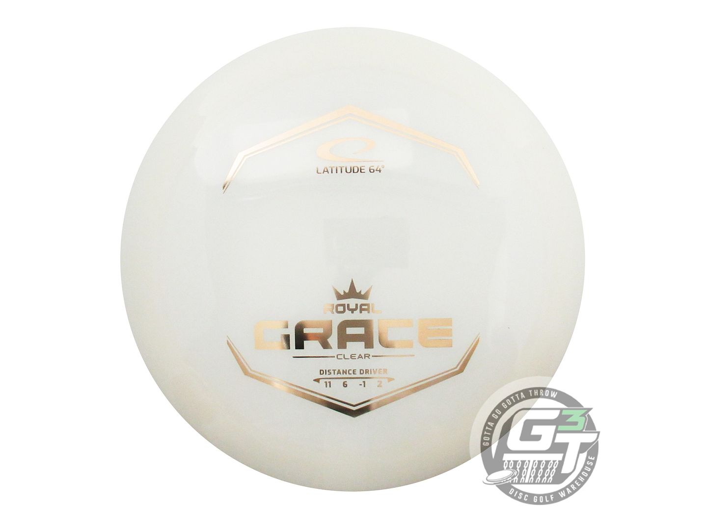 Latitude 64 Royal Clear Grace Distance Driver Golf Disc (Individually Listed)