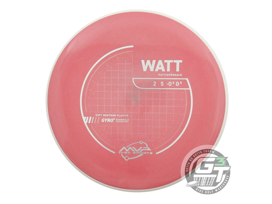 MVP Neutron Soft Watt Putter Golf Disc (Individually Listed)