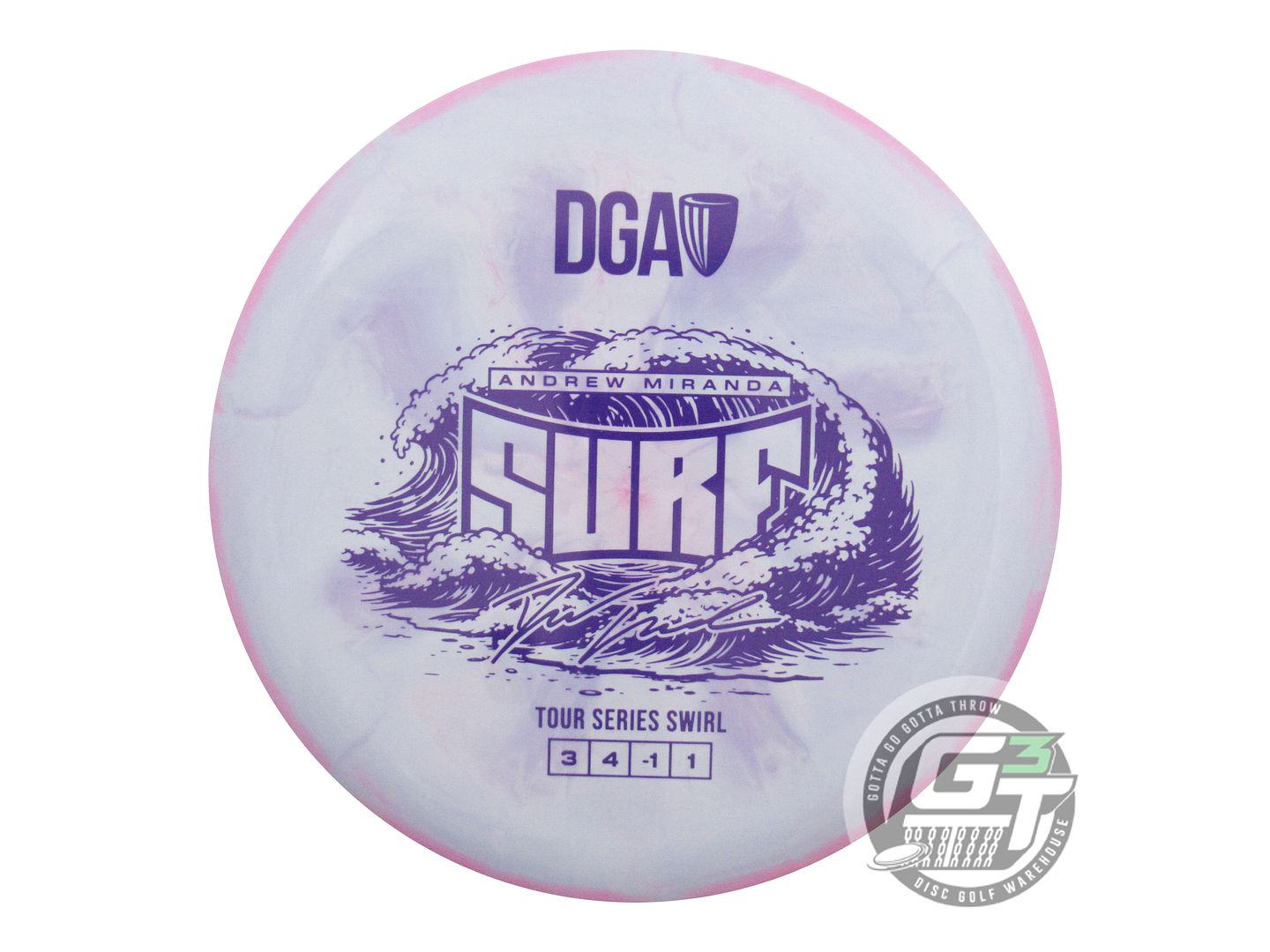 DGA Limited Edition 2026 Tour Series Andrew Miranda Special Blend Surf Putter Golf Disc (Individually Listed)
