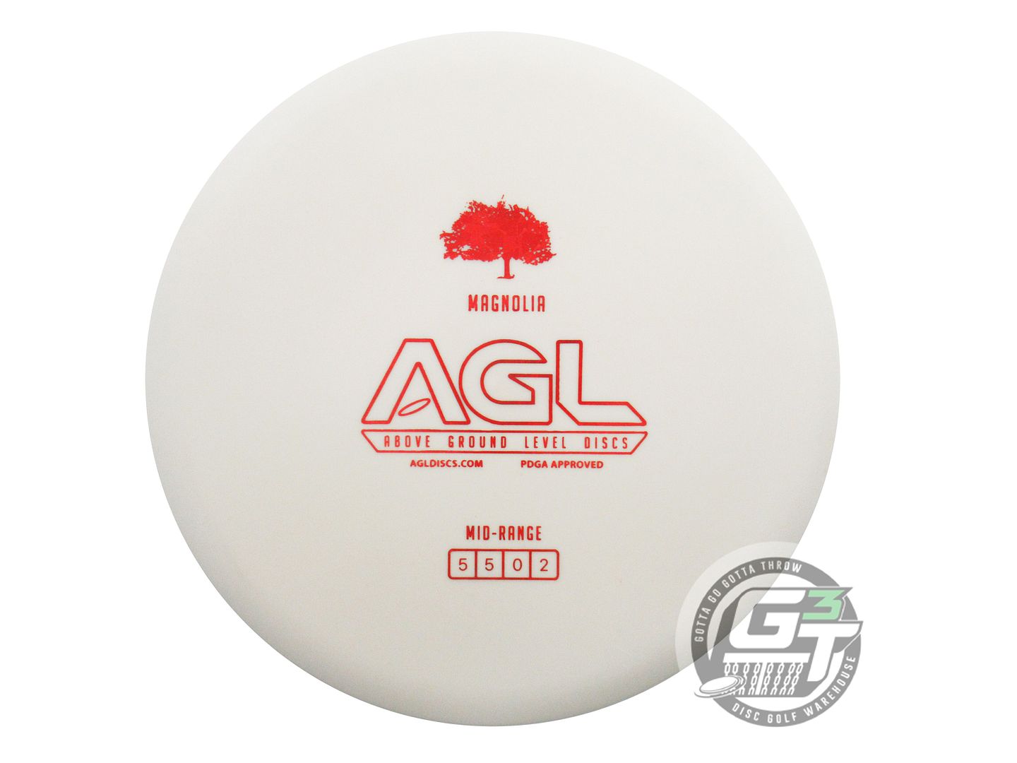 Above Ground Level Glow Woodland Magnolia Midrange Golf Disc (Individually Listed)