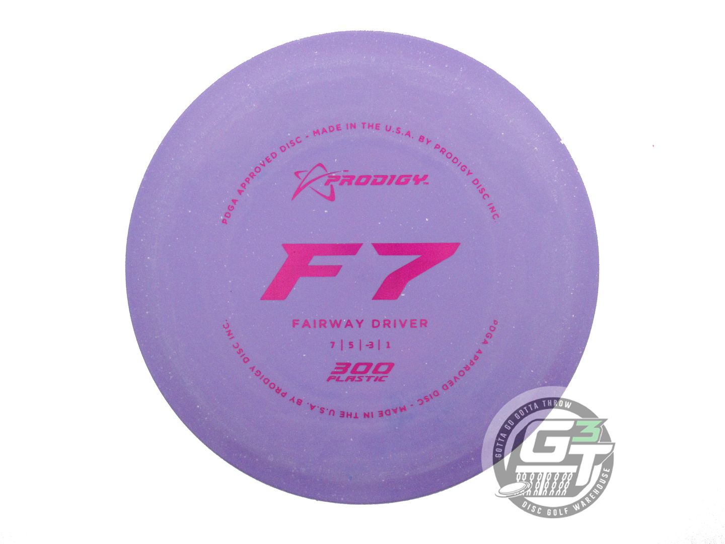 Prodigy 300 Series F7 Fairway Driver Golf Disc (Individually Listed)