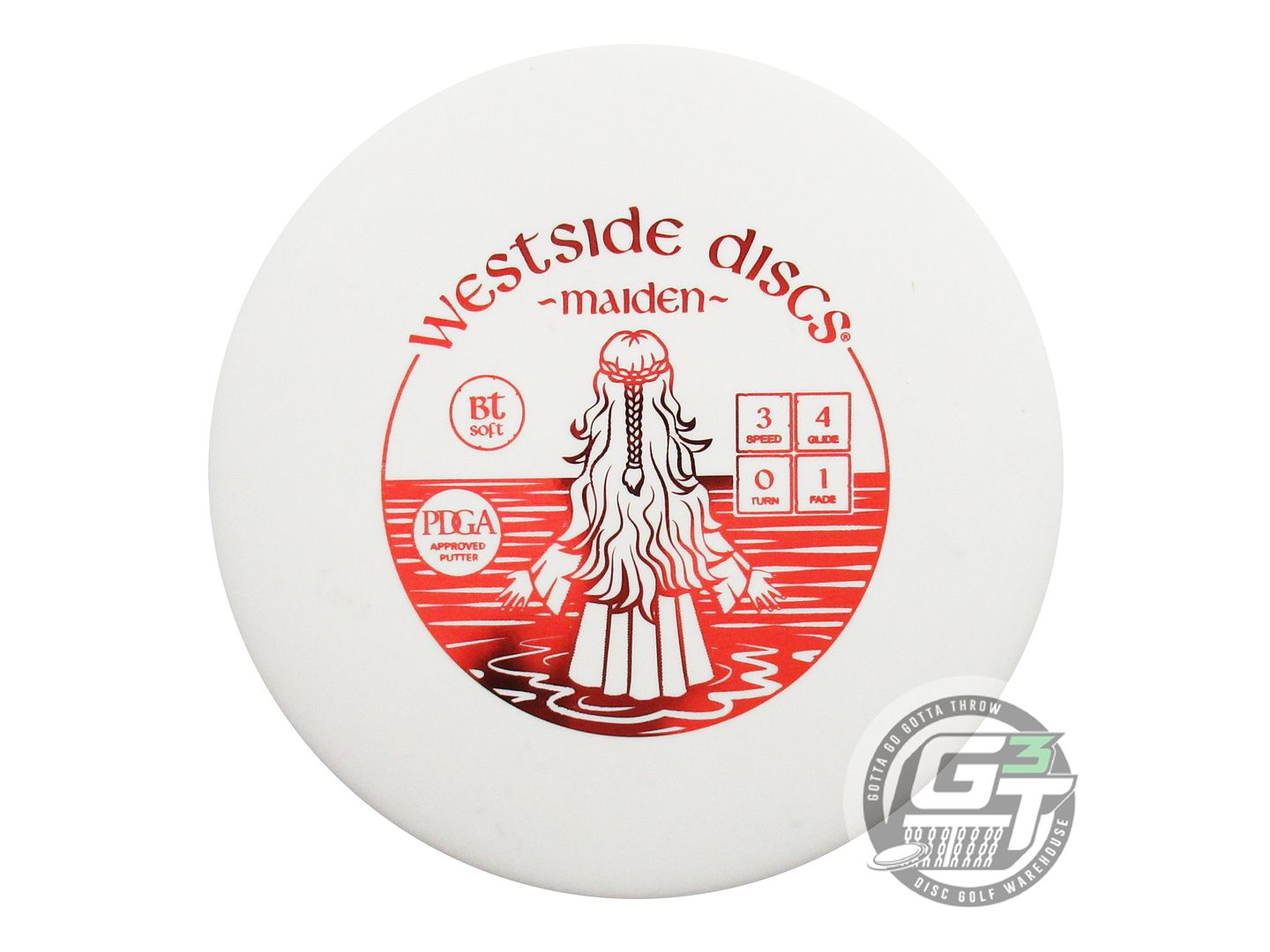 Westside BT Soft Maiden Putter Golf Disc (Individually Listed)