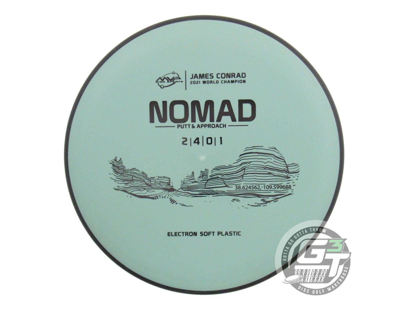 MVP Electron Soft Nomad [James Conrad 1X] Putter Golf Disc (Individually Listed)