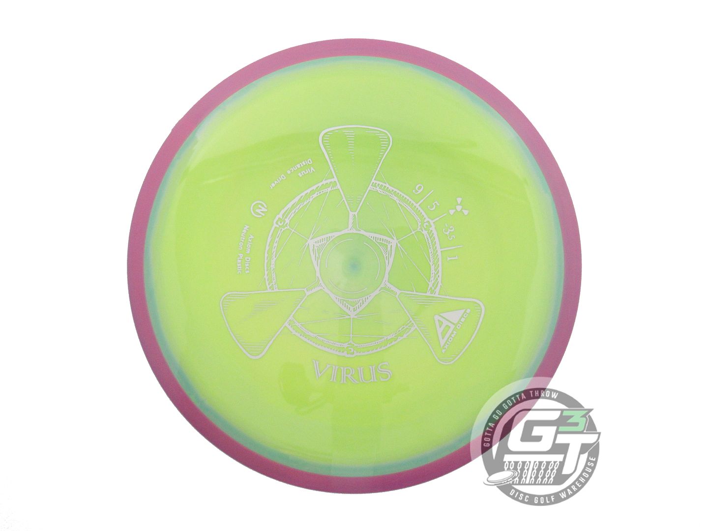 Axiom Neutron Virus Distance Driver Golf Disc (Individually Listed)