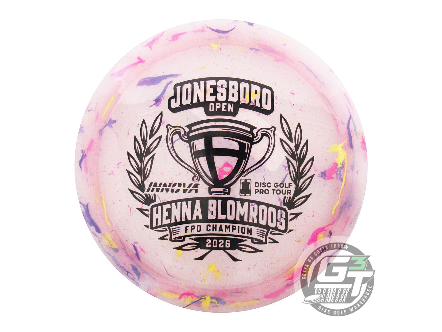 Innova Limited Edition 2026 Tour Series Henna Blomroos Jonesboro Open Commemorative Party Time Champion Firebird Distance Driver Golf Disc (Individually Listed)