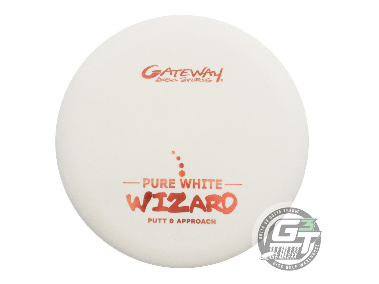 Gateway Pure White Wizard Putter Golf Disc (Individually Listed)