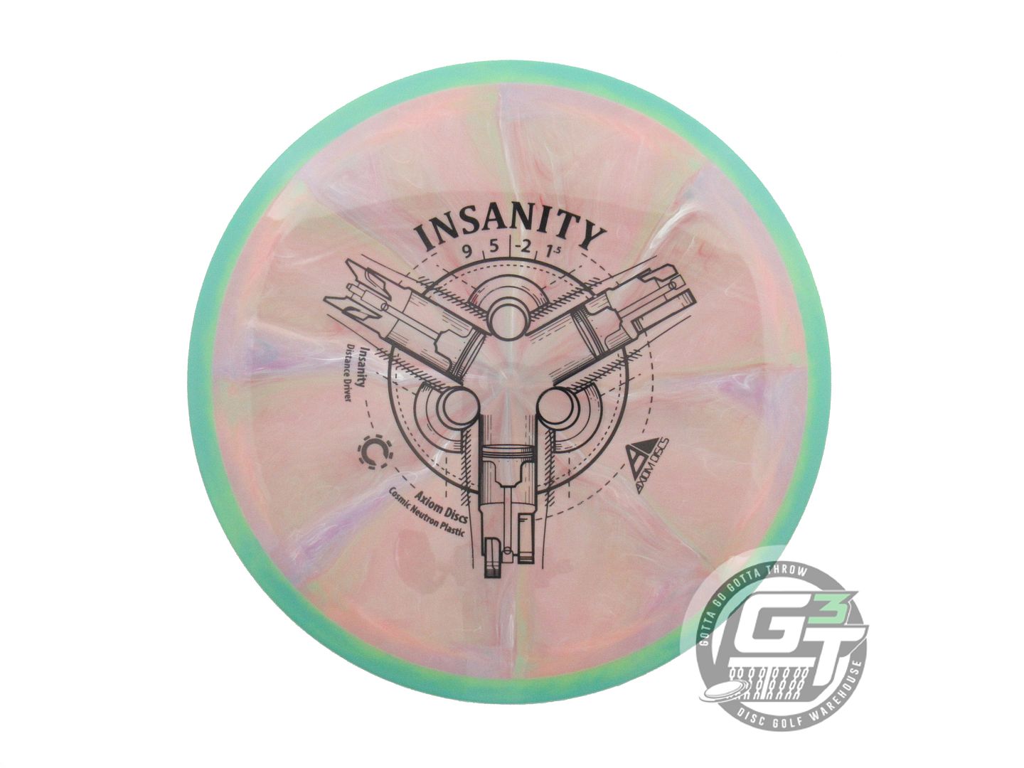 Axiom Cosmic Neutron Insanity Distance Driver Golf Disc (Individually Listed)