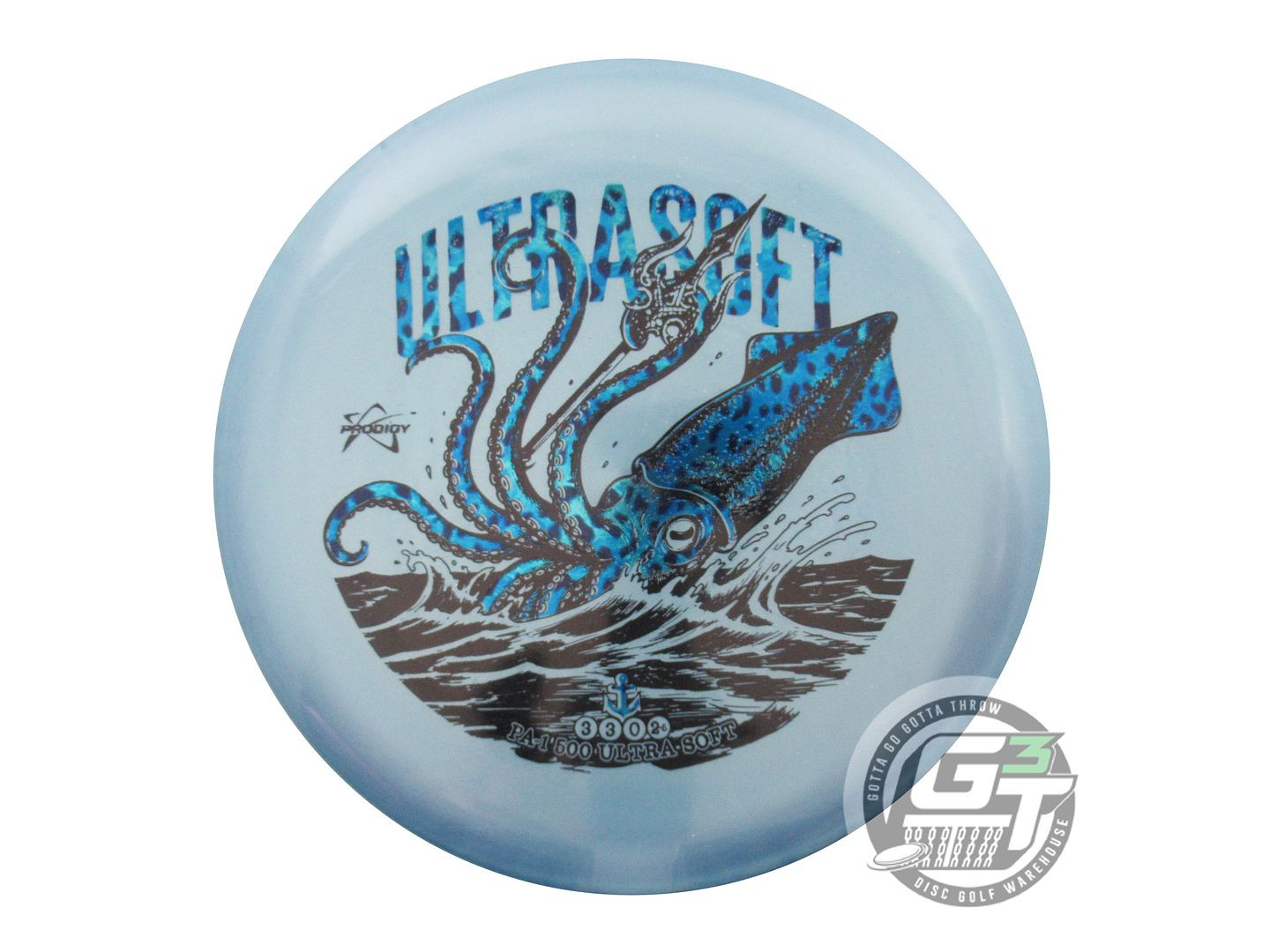 Prodigy Limited Edition Tidal Tyrant Stamp 500 Ultra Soft PA-1 Putter Golf Disc (Individually Listed)