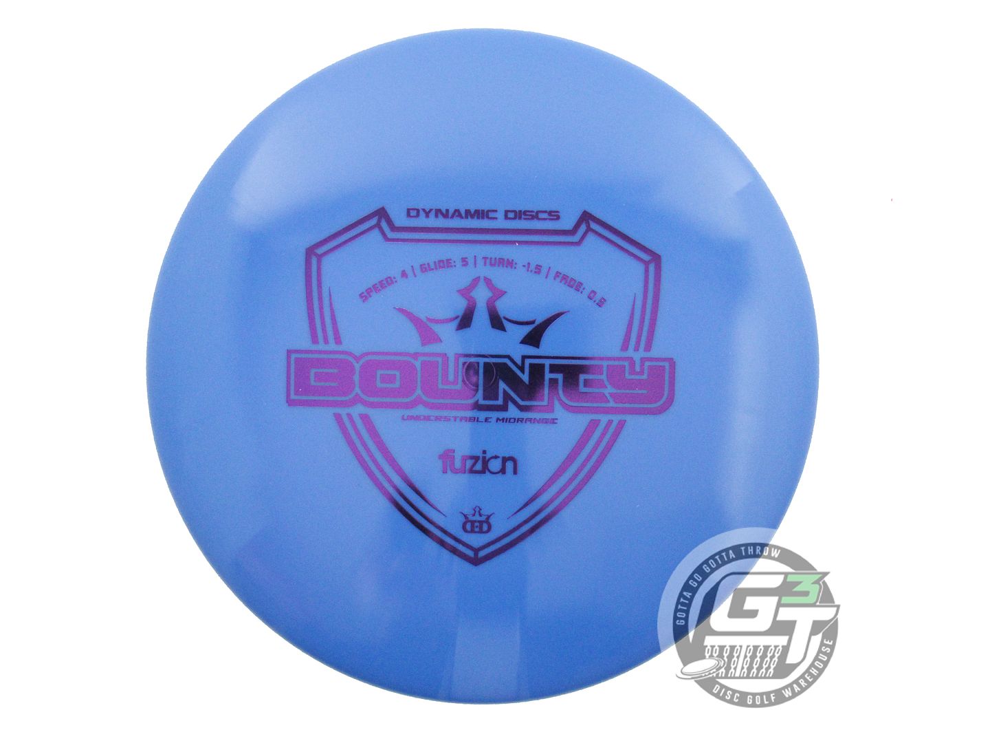 Dynamic Discs Fuzion Bounty Midrange Golf Disc (Individually Listed)