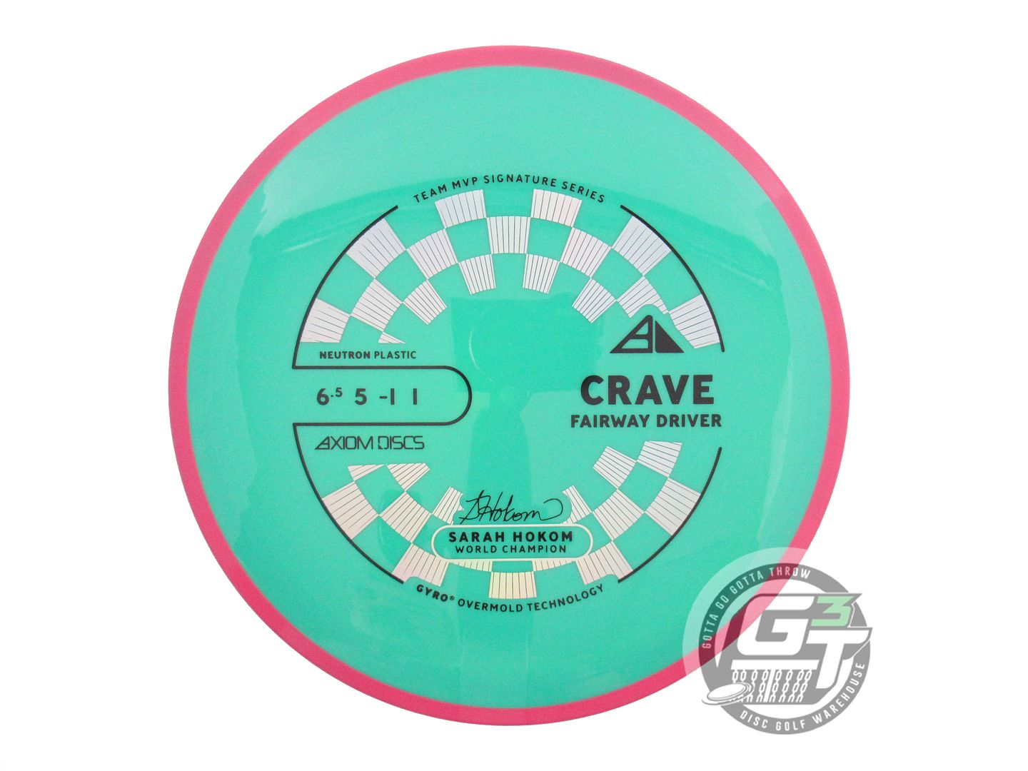 Axiom Neutron Crave [Sarah Hokom 1X] Fairway Driver Golf Disc (Individually Listed)