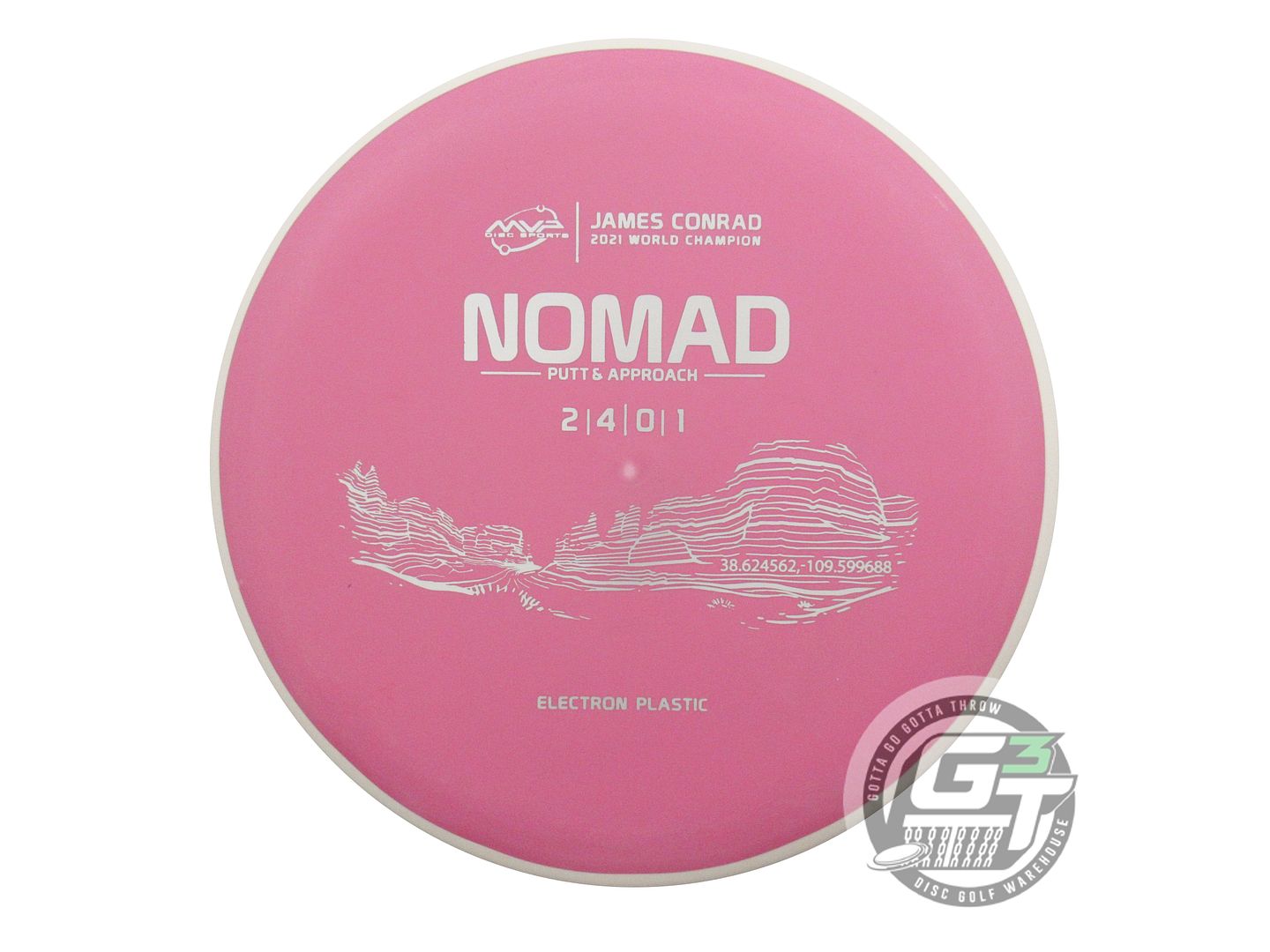 MVP Electron Nomad [James Conrad 1X] Putter Golf Disc (Individually Listed)