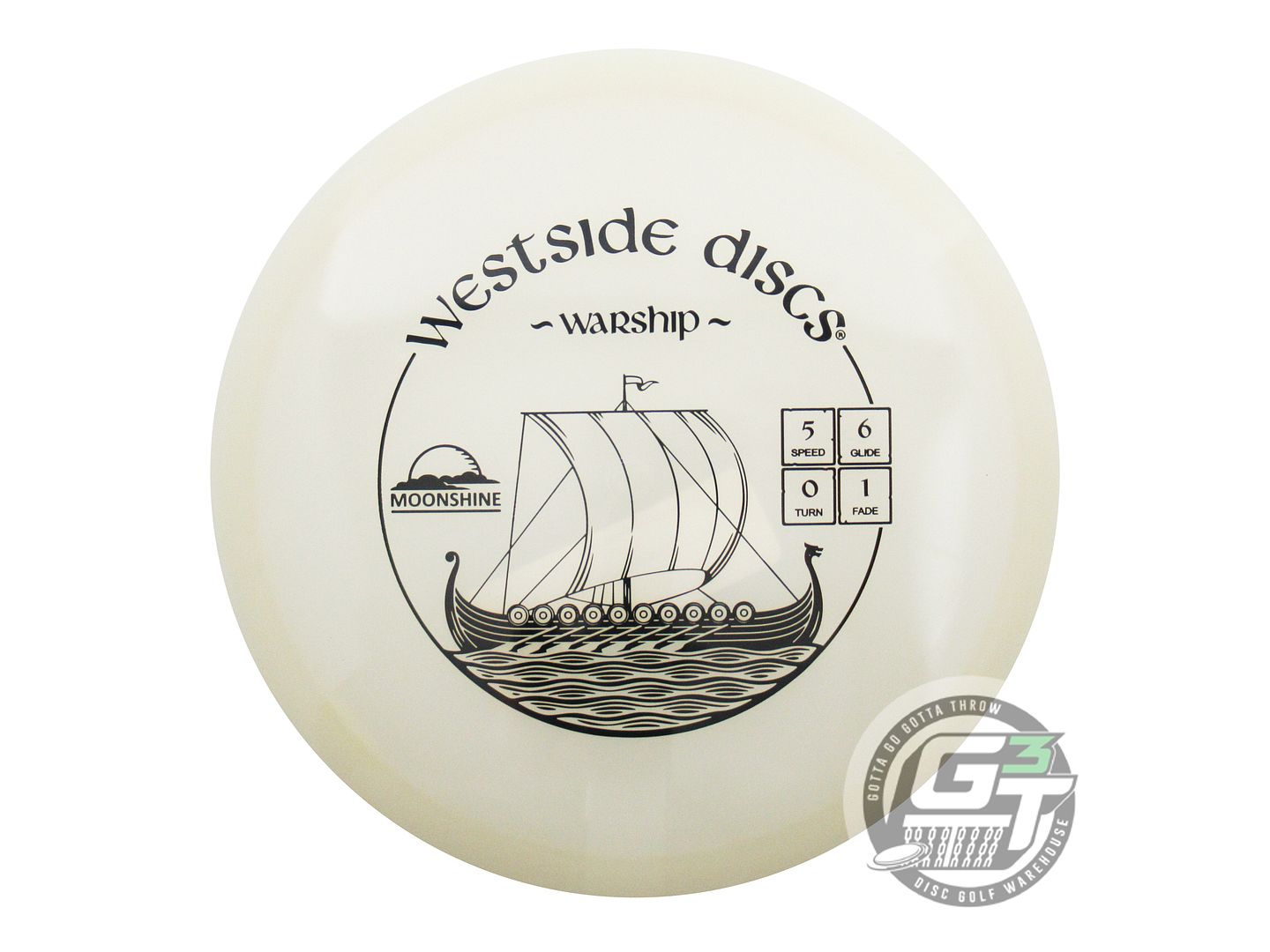 Westside Moonshine Glow VIP Warship Midrange Golf Disc (Individually Listed)