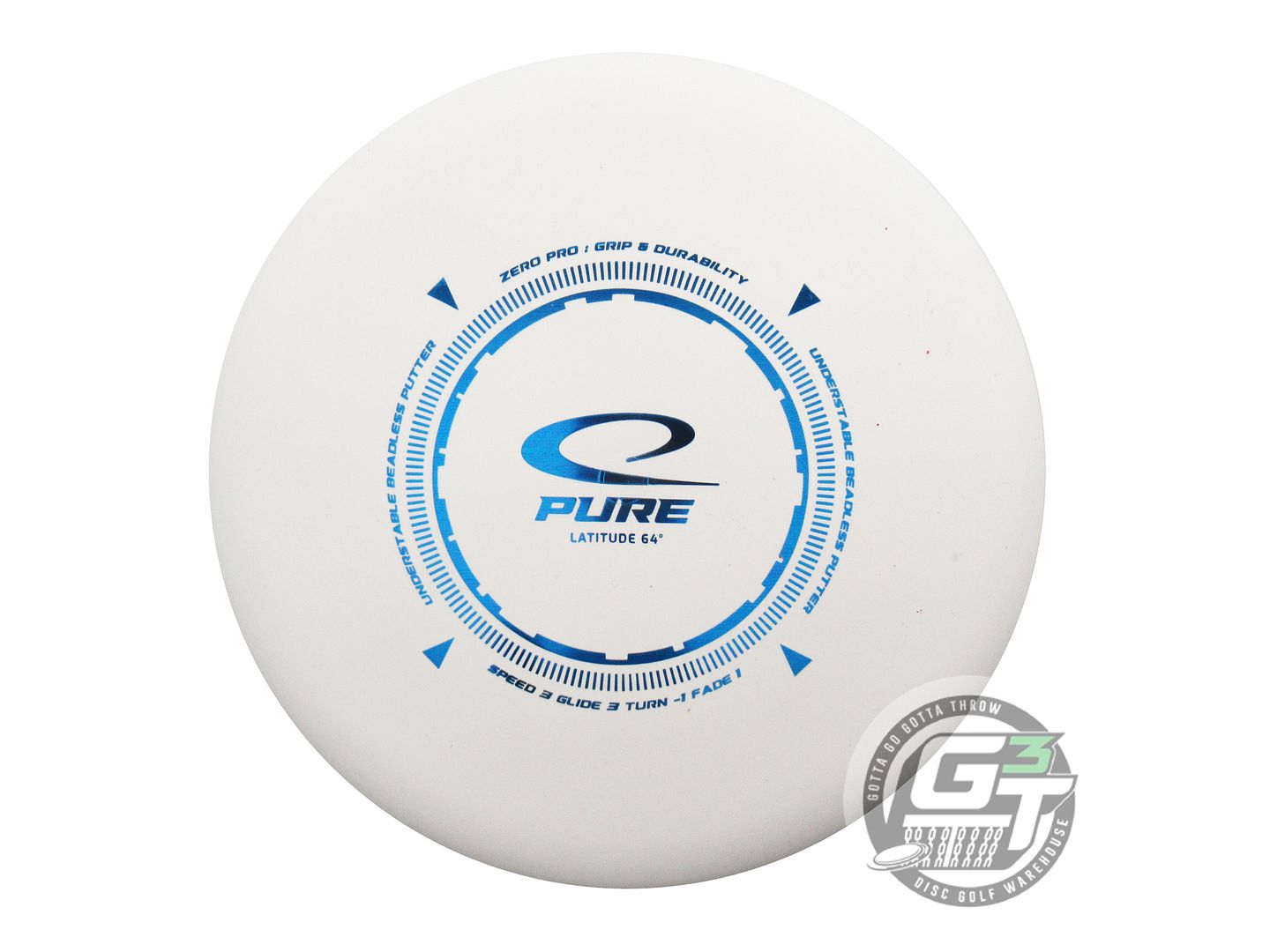 Latitude 64 Zero Pro Pure Putter Golf Disc (Individually Listed)