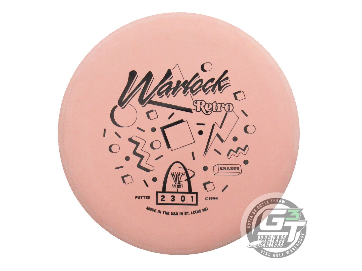 Gateway Eraser Retro Warlock Putter Golf Disc (Individually Listed)