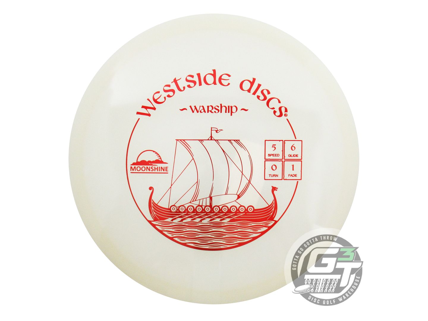 Westside Moonshine Glow VIP Warship Midrange Golf Disc (Individually Listed)