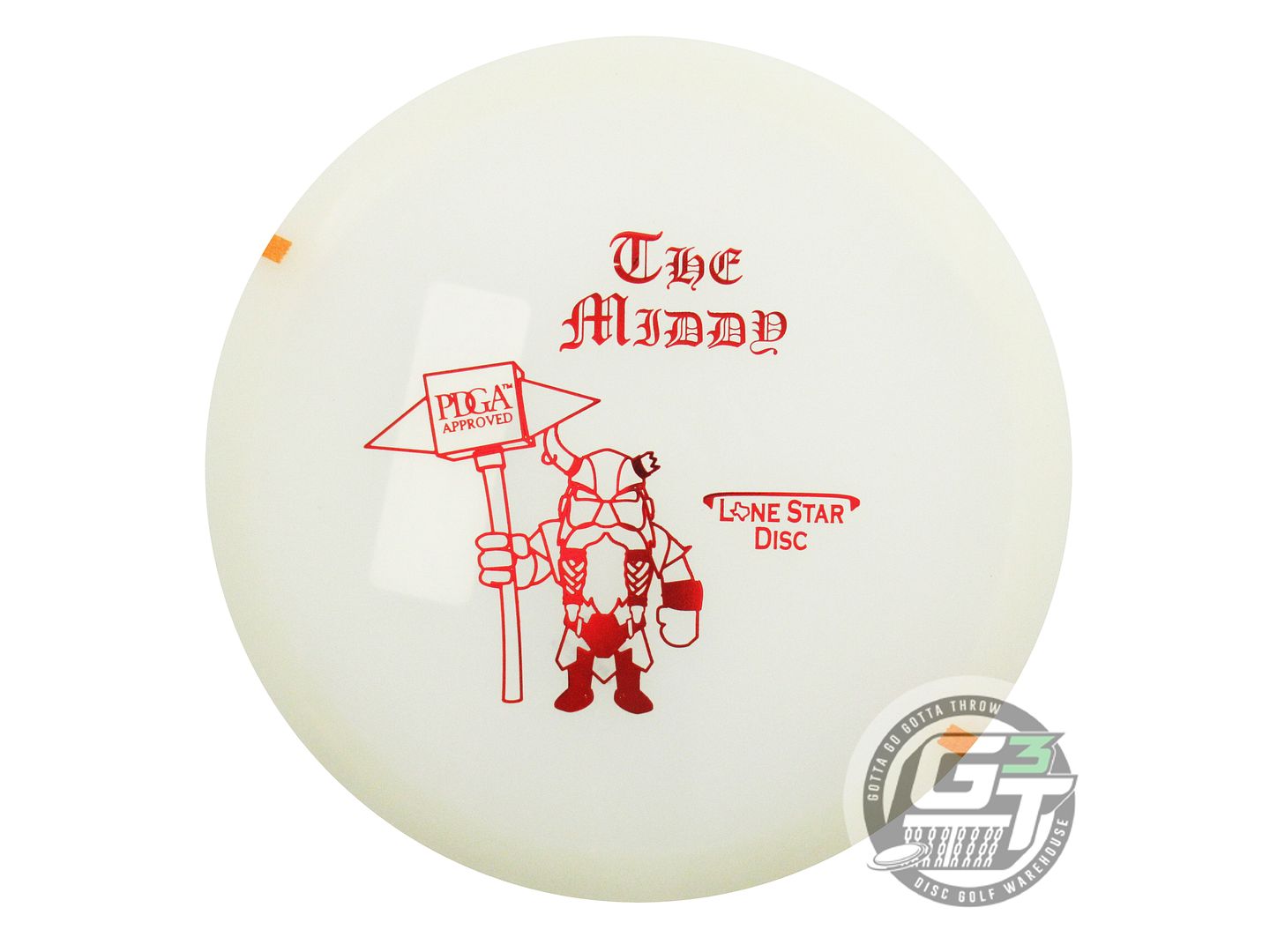Lone Star Artist Series Glow Bravo The Middy Midrange Golf Disc (Individually Listed)
