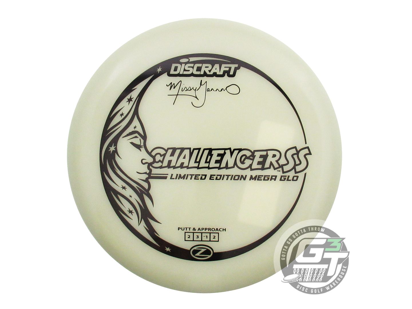 Discraft Limited Edition Missy Gannon Mega Glo Z Challenger SS Putter Golf Disc (Individually Listed)