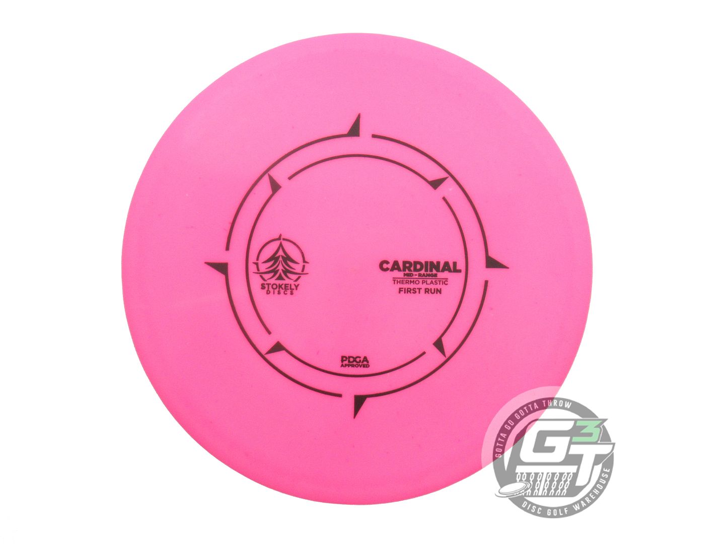 Stokely First Run Thermo Cardinal Midrange Golf Disc (Individually Listed)