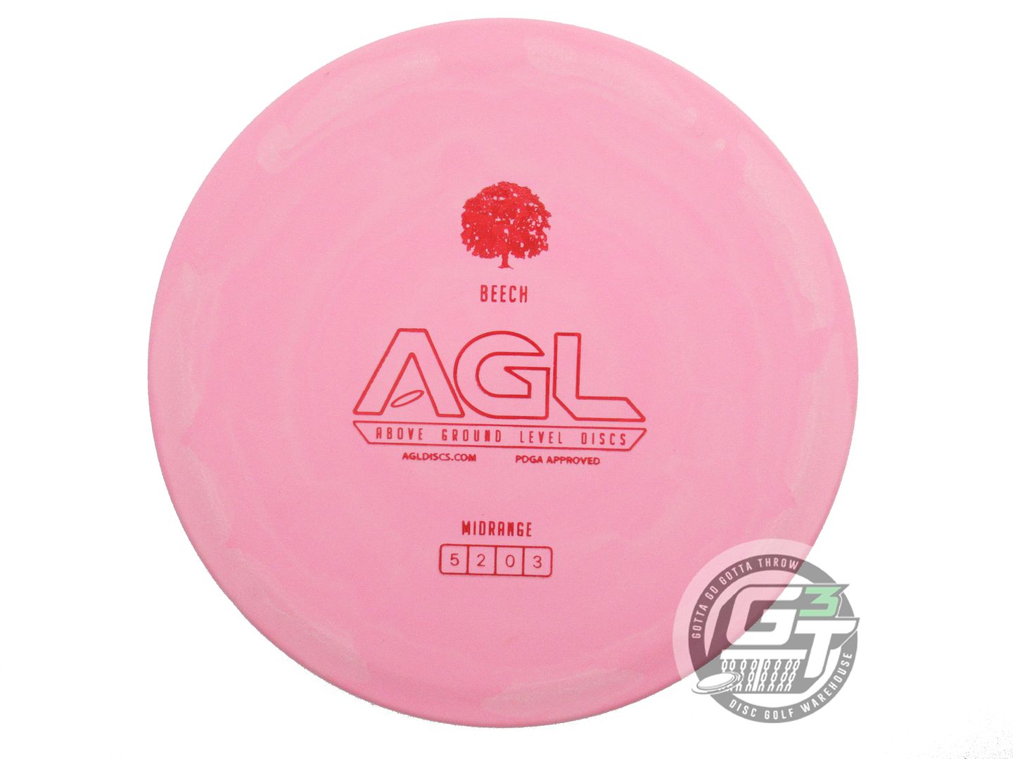 Above Ground Level Woodland Beech Midrange Golf Disc (Individually Listed)