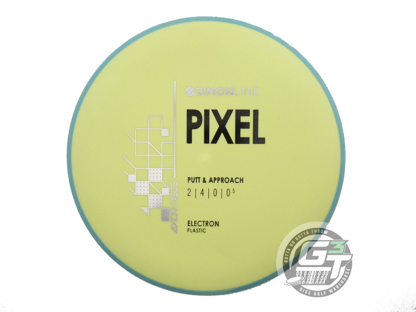 Axiom Simon Line Electron Pixel [Simon Lizotte] Putter Golf Disc (Individually Listed)