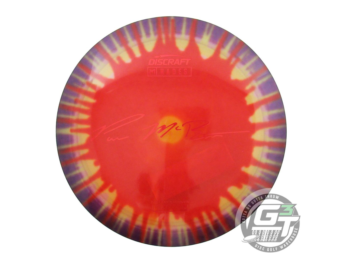 Discraft Paul McBeth Signature Fly Dye Elite Z Hades Distance Driver Golf Disc (Individually Listed)