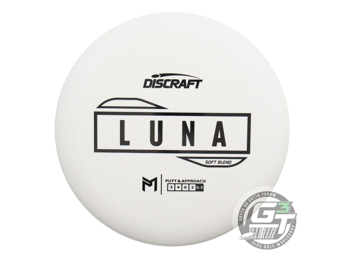 Discraft Paul McBeth Signature Putter Line Soft Luna Putter Golf Disc (Individually Listed)