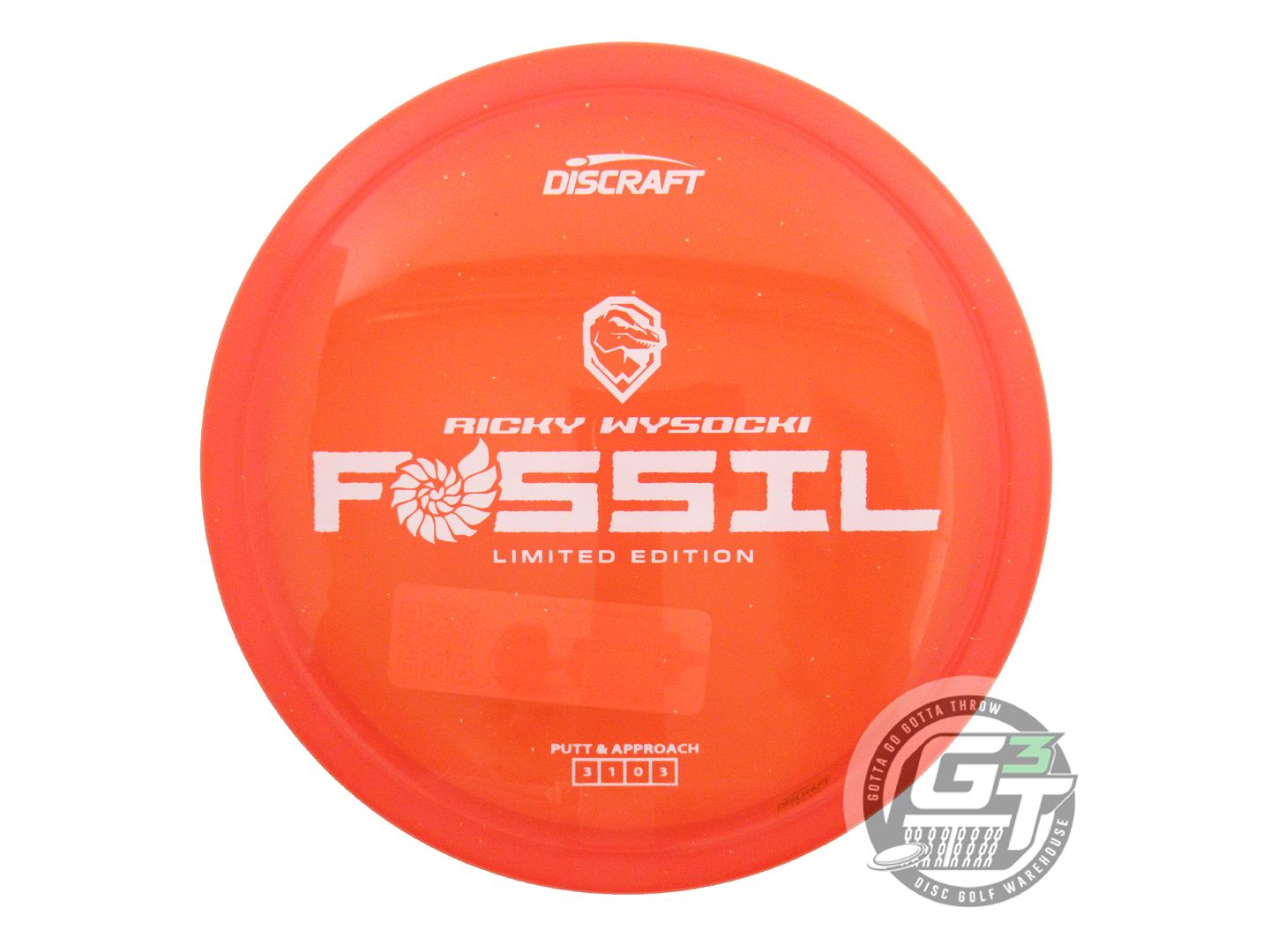 Discraft Limited Edition Prototype Ricky Wysocki Signature Fossil Putter Golf Disc (Individually Listed)