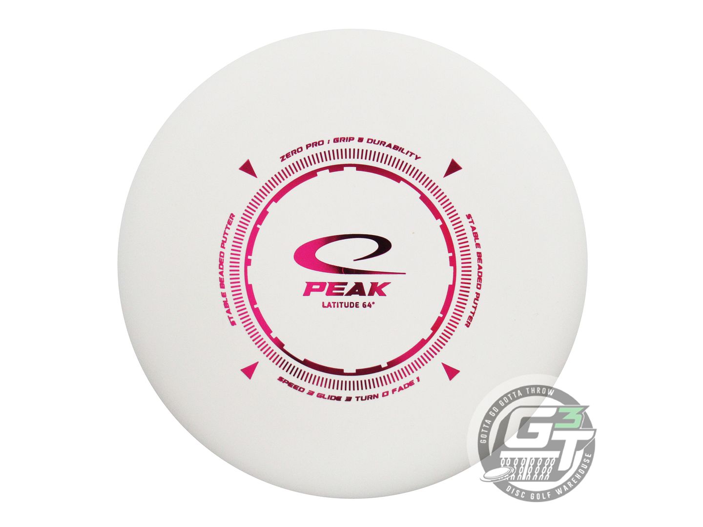Latitude 64 Zero Pro Peak Putter Golf Disc (Individually Listed)
