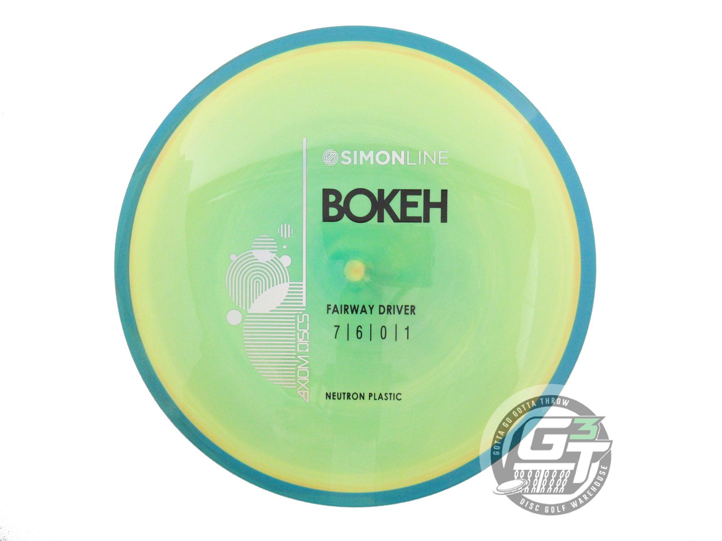 Axiom Simon Line Neutron Bokeh [Simon Lizotte] Fairway Driver Golf Disc (Individually Listed)